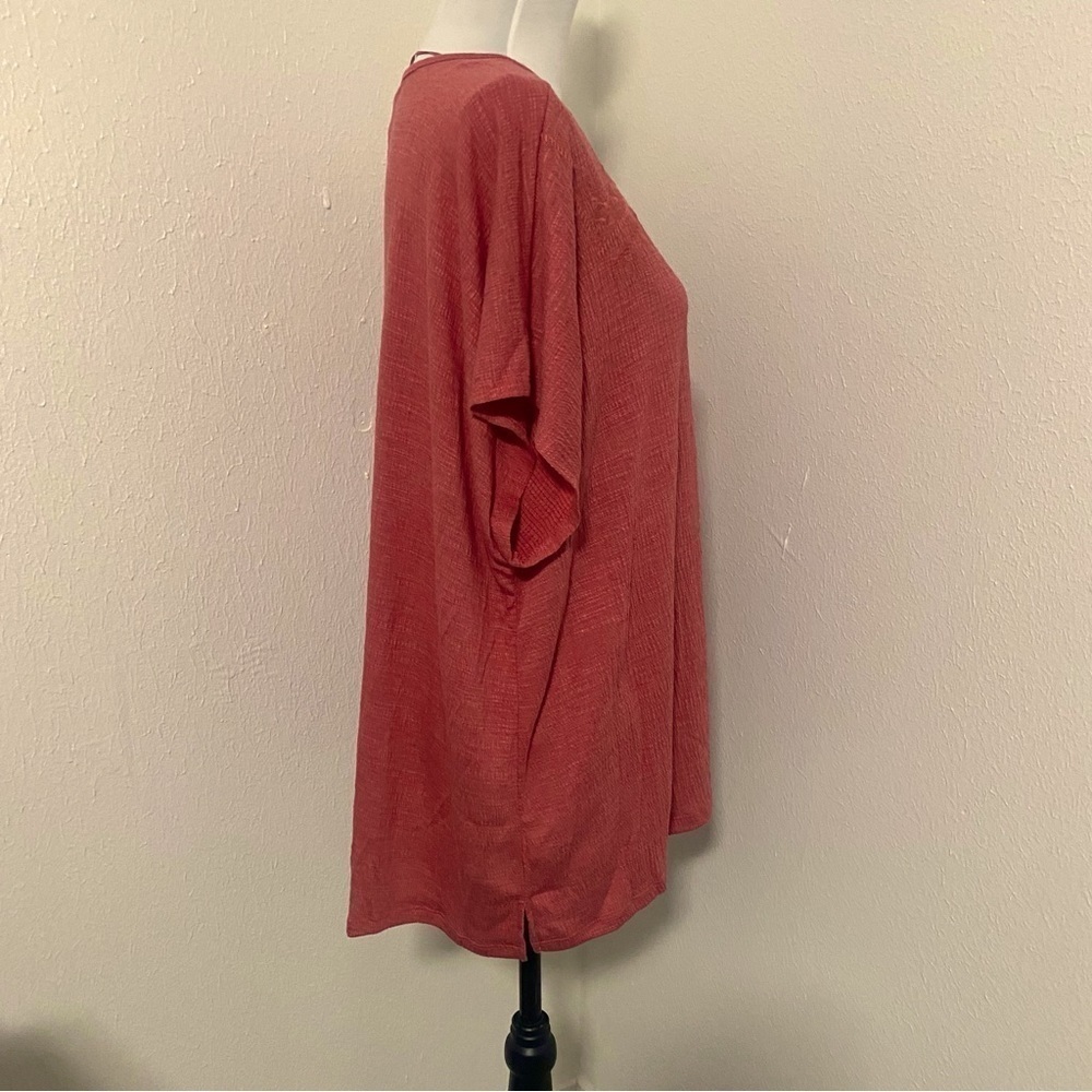 Cable & Gauge Women’s Blouse Mauve Size 2X NWT - Picture 3 of 9